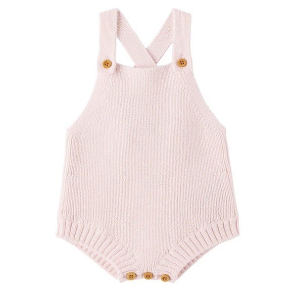 Bonpoint baby pink Conie romper size 6 months - Picture 1 of 8